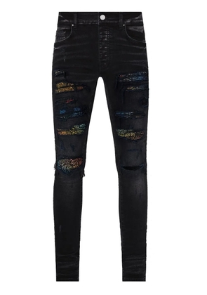 AMIRI Thrasher Rainbow Paisley jeans - Black