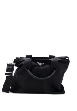 Prada Pre-Owned Vela Convertible Tessuto Small tote bag - Black