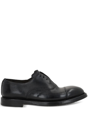 Premiata abner leather oxford shoes - Black