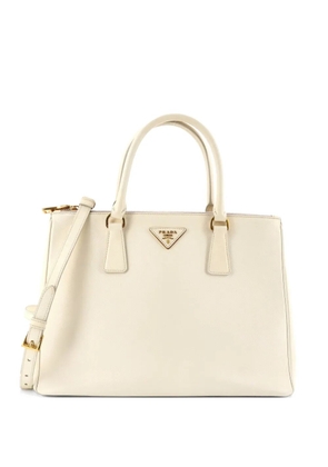 Prada Pre-Owned Galleria Double Zip Saffiano Leather Medium tote bag - Neutrals