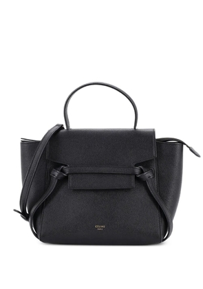 Celine Pre-Owned Belt Bag Textured Leather Nano shoulder bag - Black