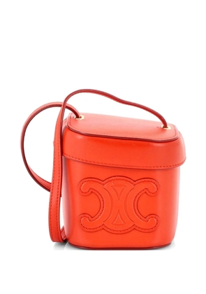 Celine Pre-Owned Cuir Triomphe Box Bag Leather Small bucket bag - Red