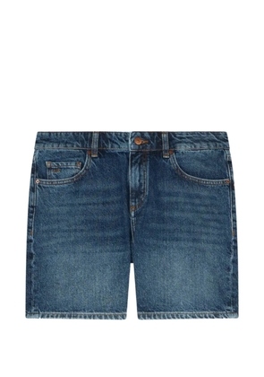 Armani Exchange cotton denim shorts - Blue