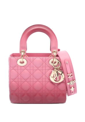 Christian Dior Pre-Owned 2010s Gradient Lady Dior leather handbag - Pink