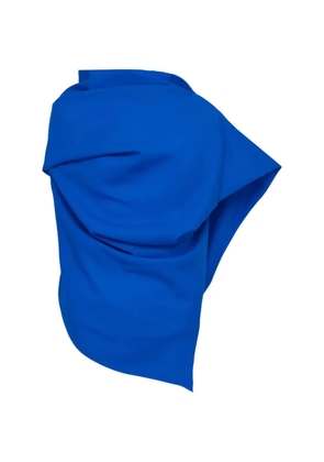 Issey Miyake draped top - Blue