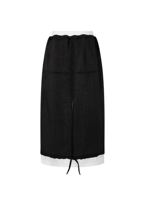 TOMBOY elasticated-details skirt - Black