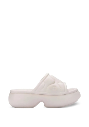 Melissa puff platform slides - Neutrals