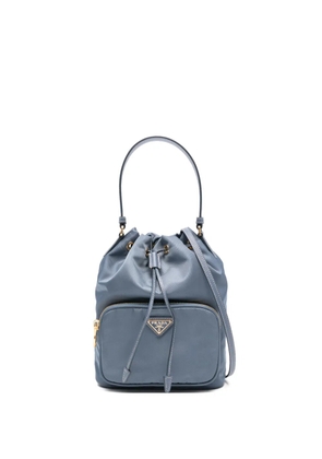 Prada Duet Re-Nylon bucket bag - Blue