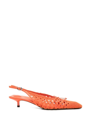 Jacquemus Duelo slingback pumps - Orange