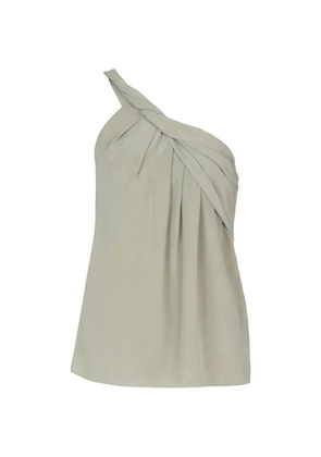 Balmain one-shoulder blouse - Green