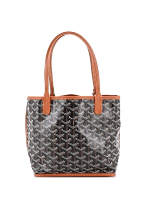 Goyard Pre-Owned Anjou Reversible Tote Coated Canvas Mini satchel - Brown