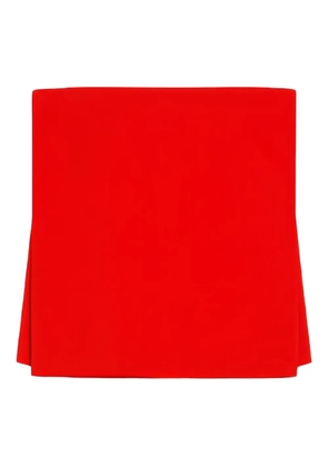 Sportmax leather-strap top - Red