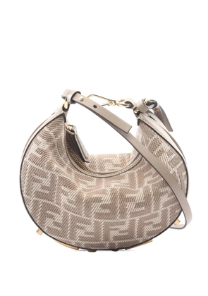 Fendi Pre-Owned 2010-2025 Mini Canvas Fendigraphy hobo bag - Brown