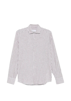 Manuel Ritz striped shirt - Brown