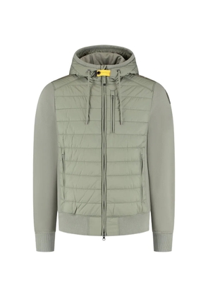 Parajumpers logo-patch padded jacket - Green
