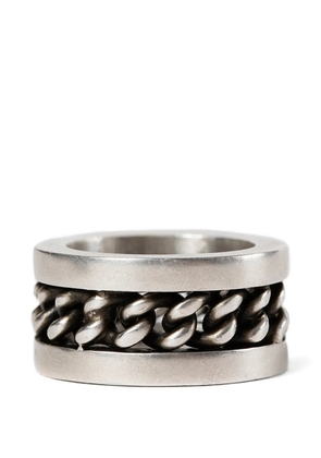 Ann Demeulemeester Marin chain-detail ring - Silver