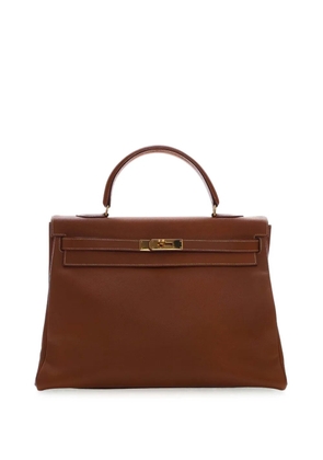 Hermès Pre-Owned 1993 Courchevel Kelly Retourne 35 satchel - Brown