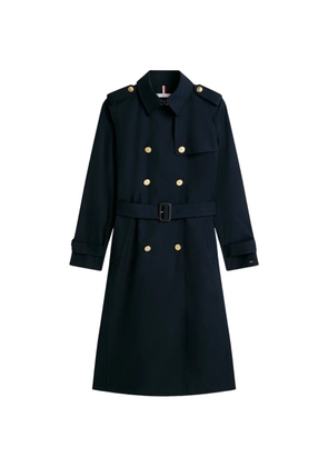 Tommy Hilfiger belted button coat - Blue