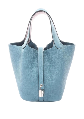 Hermès Pre-Owned 2024 Clemence Picotin Lock 18 handbag - Blue