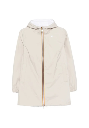 K-Way Sophie hooded zip-fastening jacket - White
