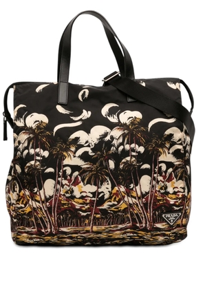 Prada Pre-Owned 2013-2025 Tessuto Stampato satchel - Black
