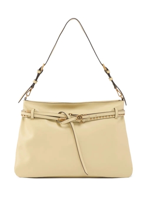 PINKO studded leather shoulder bag - Neutrals