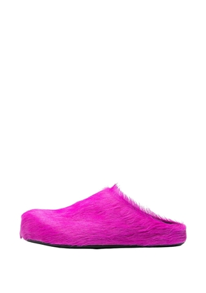 Marni Fussbett sabot mules - Pink