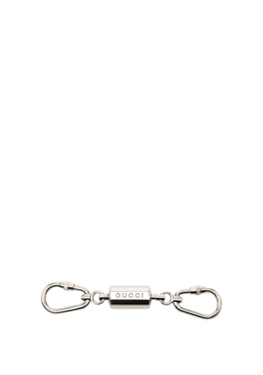 Gucci Pre-Owned 2000-2015 Silver Plated Carabiner key chain