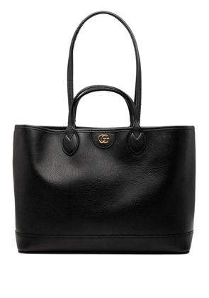 Gucci Pre-Owned 2000-2015 Medium Leather Ophidia Tote satchel - Black