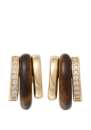 Roxanne Assoulin The Stone huggie earrings - Gold