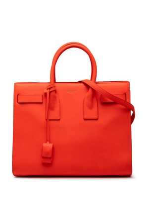 Saint Laurent Pre-Owned 2014 Small Leather Sac De Jour satchel - Orange