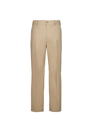 Moncler logo-patch trousers - Neutrals