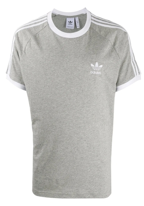 adidas three stripes logo T-shirt - Grey