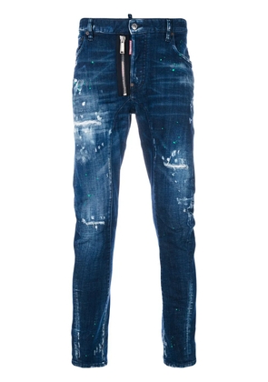 DSQUARED2 distressed Tidy Biker jeans - Blue