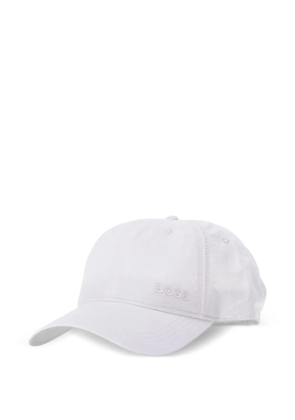 BOSS Lach tonal-logo baseball cap - White