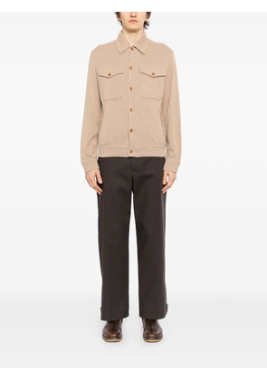 Lardini cotton shirt jacket - Brown