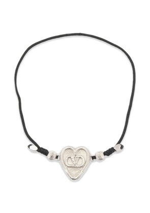 Valentino Garavani heart-charm bracelet - Silver