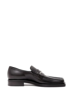 Martine Rose chain-detail loafers - Black