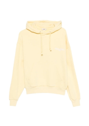 Autry logo-embroidered hoodie - Yellow