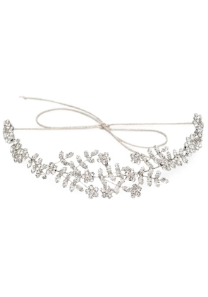 Jennifer Behr Izabella silver-tone crystal headband