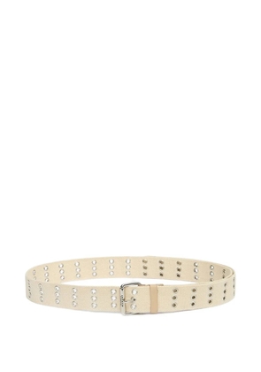 ISABEL MARANT Fatsa eyelet-embellishment belt - Neutrals