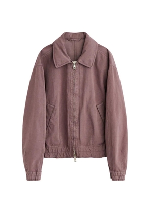 OUR LEGACY collared zip jacket - Purple