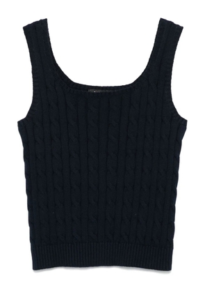 Lauren Ralph Lauren cable-knit top - Blue