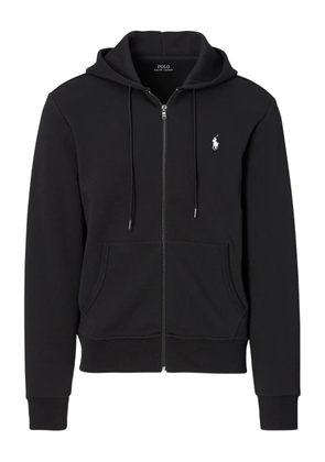 Polo Ralph Lauren full-zip embroidered-logo hoodie - Black