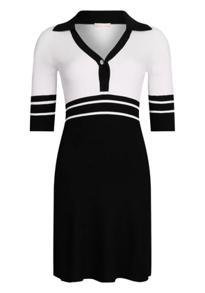 LIU JO striped mini dress - White