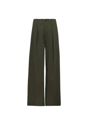 Issey Miyake pleated trousers - Green