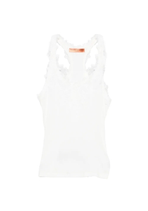 Ermanno Scervino lace-detail top - White