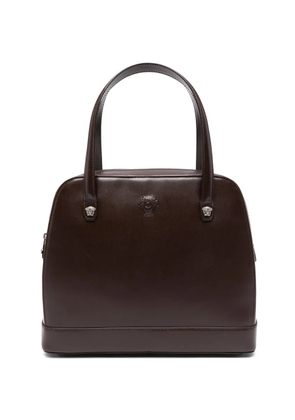 Versace Pre-Owned 1990s leather tote bag - Brown