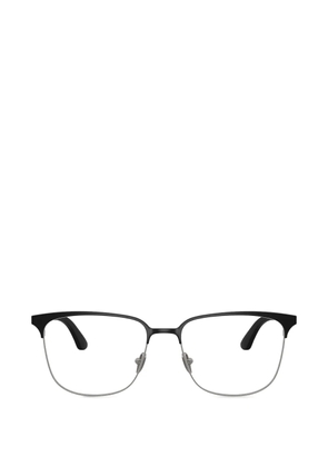 Giorgio Armani cuved-tip glasses - Silver