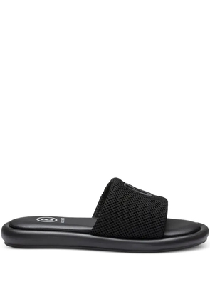 BOGNER logo-detail mesh flat sandals - Black